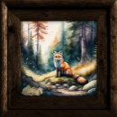 Search for fox paintings posters Forest