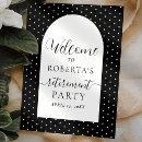 Search for retirement welcome signs Modern