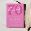 Search for woman seventieth birthday invitations Adult birthday party