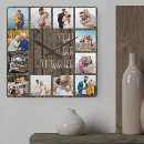 Search for barn wood clocks Photo collage