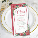 Search for christmas menus Red and green