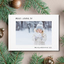 Search for peace and joy christmas cards Modern