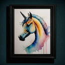 Search for unicorn posters watercolor