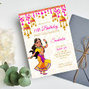 Search for indian girl birthday invitations Pink