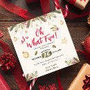 Search for nature christmas invitations Watercolor