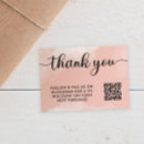Search for thank you inserts Blush pink