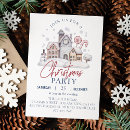 Search for gingerbread christmas invitations Winter holiday