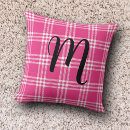Search for pink tartan cushions For her