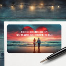 Search for couple return address labels Beach
