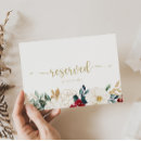 Search for gold reserved wedding signs For her