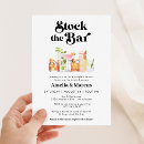 Search for stock the bar wedding invitations Cocktails