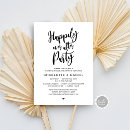 Search for best day ever wedding invitations Black and white