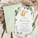 Search for greenery baby shower invitations Greenery and gold