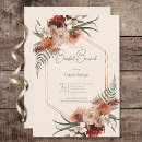 Search for geometric frame bridal shower invitations Modern
