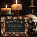 Search for skull wedding postcards Spooky