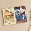 Search for how the west was one birthday invitations Wild west party