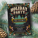Search for christmas open house postcards Chalkboard