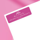 Search for crown return address labels girly