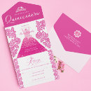Search for all in one quinceanera invitations Pink
