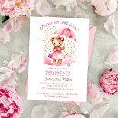 Search for pink dress baby shower invitations watercolor