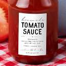 Search for tomato sauce labels Ingredients