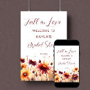 Search for fall bridal shower signs Watercolor