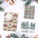 Search for christmas tree farm wrapping paper Farmhouse