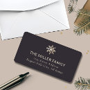 Search for correspondence return address labels Holiday mailings