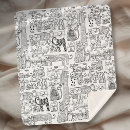 Search for kitten blankets Black and white