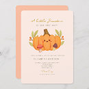 Search for little pumpkin invitations Cute