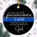 Search for police badge christmas tree decorations Law enforcement
