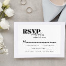 Search for bold rsvp cards simple