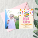 Search for wild birthday invitations Girl