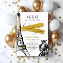 Search for night in paris sweet 16 invitations Ooh la la