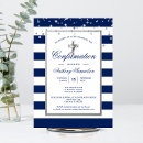 Search for navy confirmation invitations White