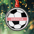 Search for pink soccer christmas tree decorations Sports