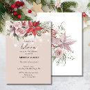 Search for poinsettia flower invitations Love is in bloom