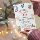 Search for favourite things invitations Festive