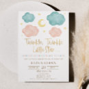 Search for gender reveal invitations Pink and blue