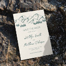 Search for mountain wedding save the dates Pine tree
