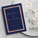Search for navy blue rose gold weddings Minimalist