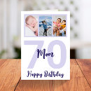 Search for unique 70th birthday cards Photo collage