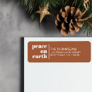Search for earth return address labels Modern minimalist