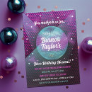 Search for disco birthday invitations Groovy