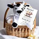 Search for cow print baby shower invitations Gender neutral