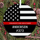 Search for fireman christmas tree decorations Thin red line