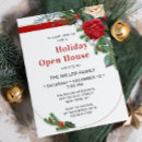 Search for floral open house invitations Festive