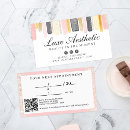 Search for pink and gold nail business cards Makeup artist