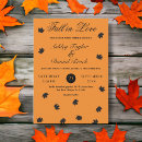 Search for rustic boho wedding invitations Leaves