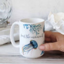Search for blue jellyfish mugs Ocean